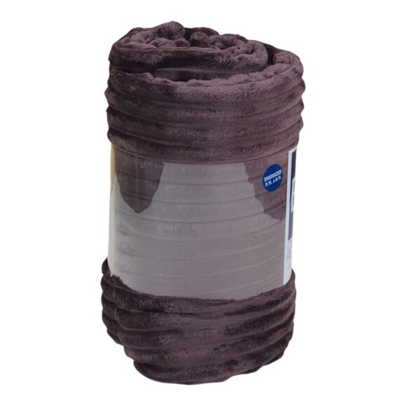 The Big One Oversized Plush Throw Blanket 5'x6' Super Soft Cozy Chocolate Brown - Picture 5 of 9